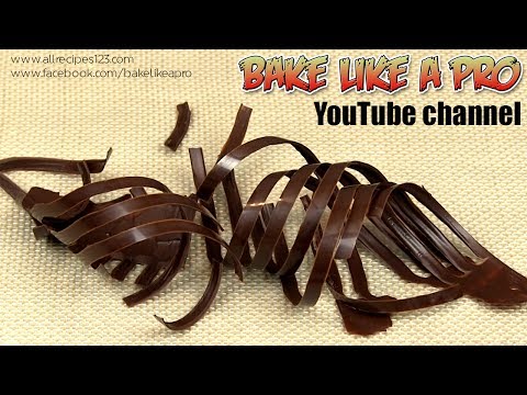 video-linktoworks-EASY ! How To Make Chocolate Curls Tutorial