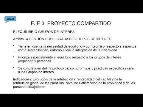 10 VIDEOPÍLDORA: Gestión equilibrada de grupos de interés · Fondos propios y reinversión