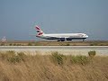 British Airways 767-336ER Landing in Larnaca LCLK