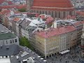 high atop alter peter, overlooking marien platz in munich.  you can also see the world's largest cookoo clock! it was fricken cold up there!!!