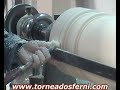 torneado en madera \"columna 2.50  2� parte\"