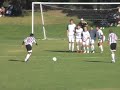 Newington 1st XI Free Kick vs Trinity