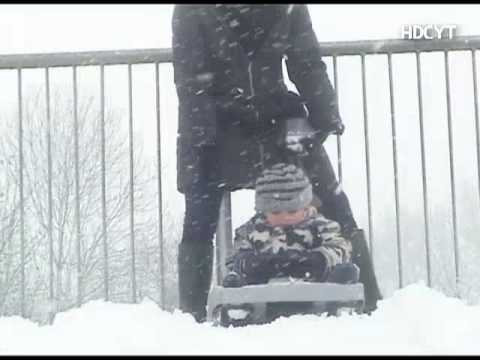 Harry and Charlie - Mummy is not always right - Sledding