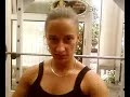 sexy hot female sweats in the gym