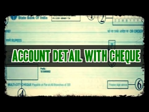 how to locate cheque number