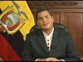 Rafael Correa invita a usar el software libre