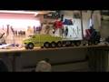 RC tow truck in action