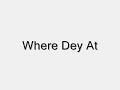 DJ Irv & MC TT Tucker - Where Dey At (Original)