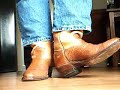 brown cowboy boots
