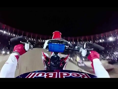 FMX Double Backflip Through the Eyes of Josh Sheehan - Red Bull X-Fighters Madrid 2014