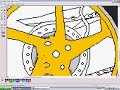 Customised honda hornet bike in microsoft paint