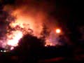 Brand in de Merwelanden