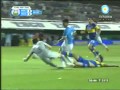 Teofilo Gutierrez Expulsado y provocándo a la gente de Boca Juniors
