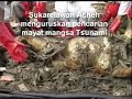 Mengangkat mayat  mangsa Tsunami di Acheh