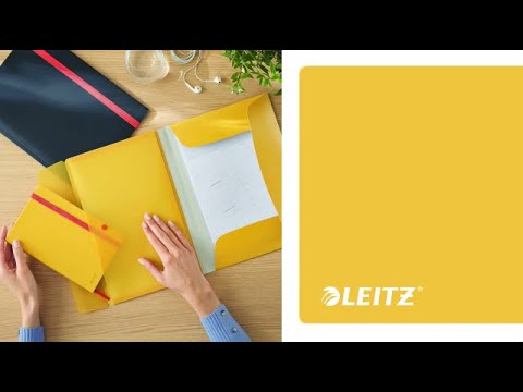 Iratgyűjtő gumis A/4 PP LEITZ COSY mobil extra tasakkal nyugodt kék