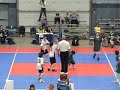 Attack at the National Volleyball championship