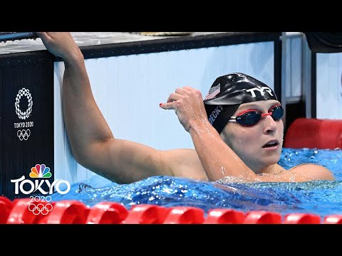 Katie Ledecky tops 200m freestyle semi, sets up Ariarne Titmus rematch | Tokyo Olympics | NBC Sports