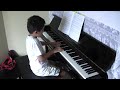Kai playing Ragtime on piano
