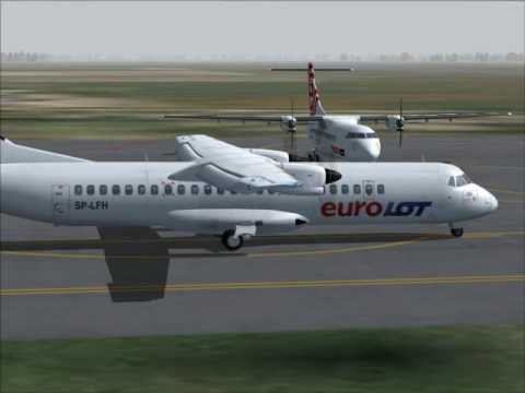 fs9 - Eurolot z Okęcia (RWY 15) do Jasionki (RWY 27)