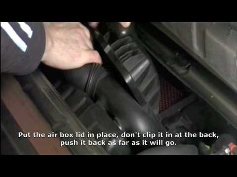 how to fit air filter