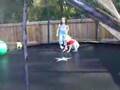 Emmett and cuz'nz trampoline
