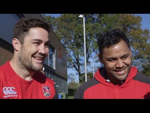 Behind the scenes with England’s Brad Barritt and Billy Vunipola