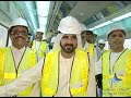 Sheikh  Mohammed launches Dubai Metro trial run