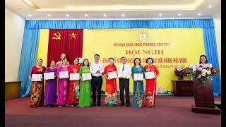Hội Cựu giáo chức phường Yên Thanh tổ chức Hội nghị trao đổi kinh nghiệm về chăm lo đời sống hội viên