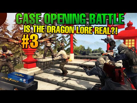 CS:GO CASE OPENING BATTLE #3 - IS THE DRAGON LORE REAL?!