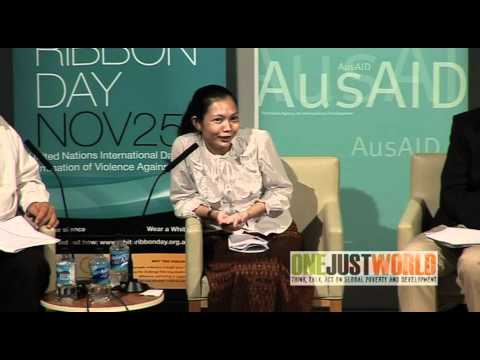 Sok Panha on violence against women