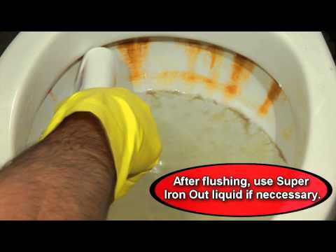 how to remove toilet stains