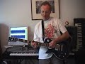 Shuffle blues guitar solo in the key of C