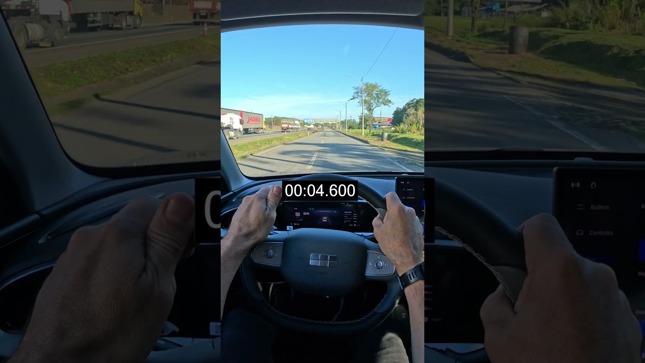 GEELY EXE MAX no teste do 0 a 100 km/h!