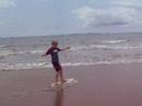 Skim boarding Farnborough Beach Yeppoon