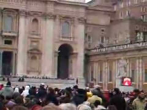 Pope Benedict St. Peter's, Rome 12-28-05