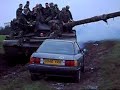 Tank crushes car 10 - attempt 1 Tank crushes car 10 - attempt 1