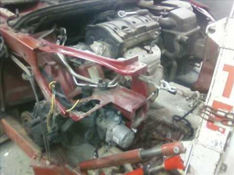 2004 Peugeot 307 crash repair.wmv