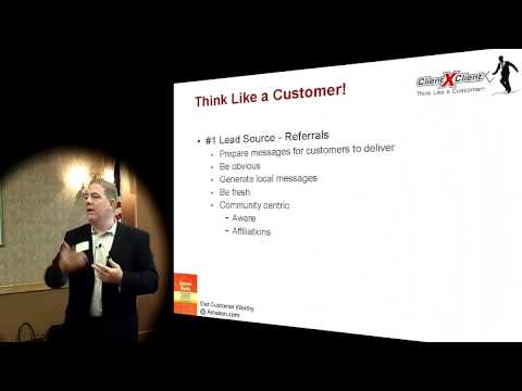 0 Bank Marketing Association presentation on customer service by Michael Hoffman of Client X Client