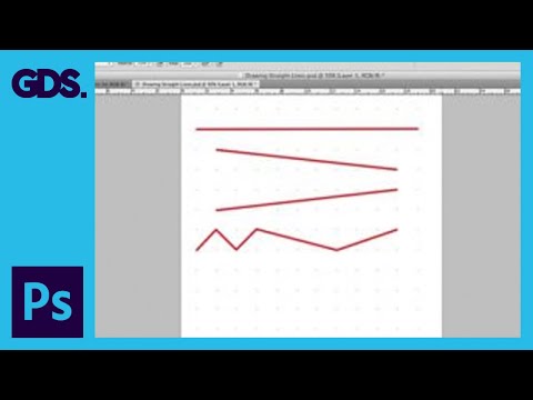 how to draw in a straight line photoshop