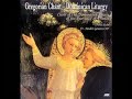 Gregorian Chant: Dominican Liturgy