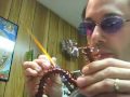 Wesley Fleming making centipede legs