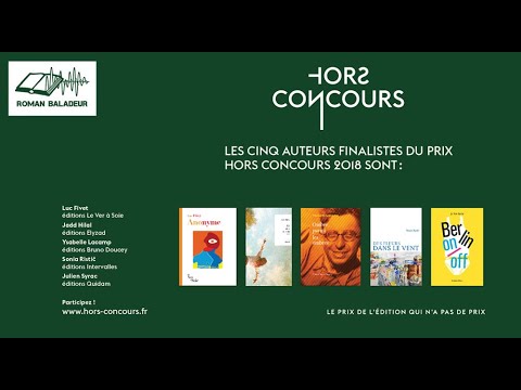 Les 5 finalistes du prix "Hors-Concours" - ROMANS BALADEURS