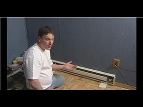 how to remove electric baseboard heater