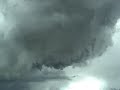 Rapidly rotating wall cloud east of Terre Haute, IN, 4/11/07 Rapidly rotating wall cloud east of Terre Haute, IN, 4/11/07