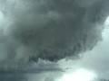 Rapidly rotating wall cloud east of Terre Haute, IN, 4/11/07