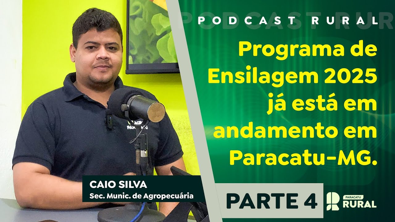 Programa de Ensilagem 2025 já está em andamento em Paracatu-MG.