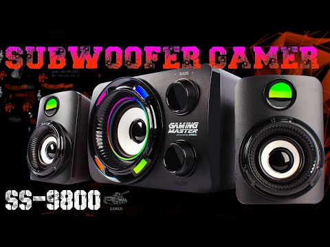 Vídeo de demonstração - SUBWOOFER GAMER – SS-9800