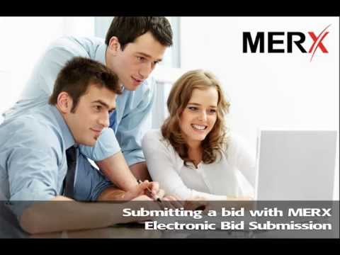 how to bid on merx