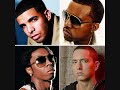 Drake ft. Eminem, Lil' Wayne, & Kanye West - Forever with lyrics