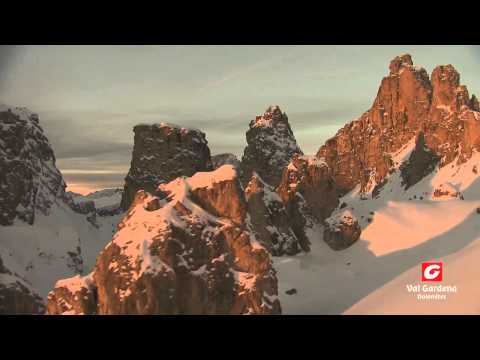 Winter impressions about Val Gardena-Gröden